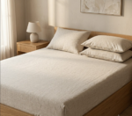 Lastikli Çarşaf Takımı (Yastıklı) Çift Kişilik 160*200 cm (Bej) - Görsel 2