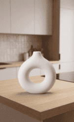 Dekoratif Oval Vazo/Obje - Görsel 3